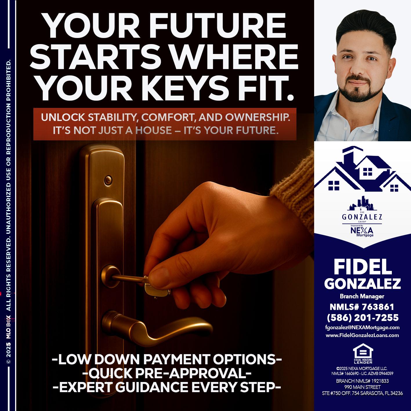 YOUR FUTURE - Fidel Gonzalez -Branch Manager