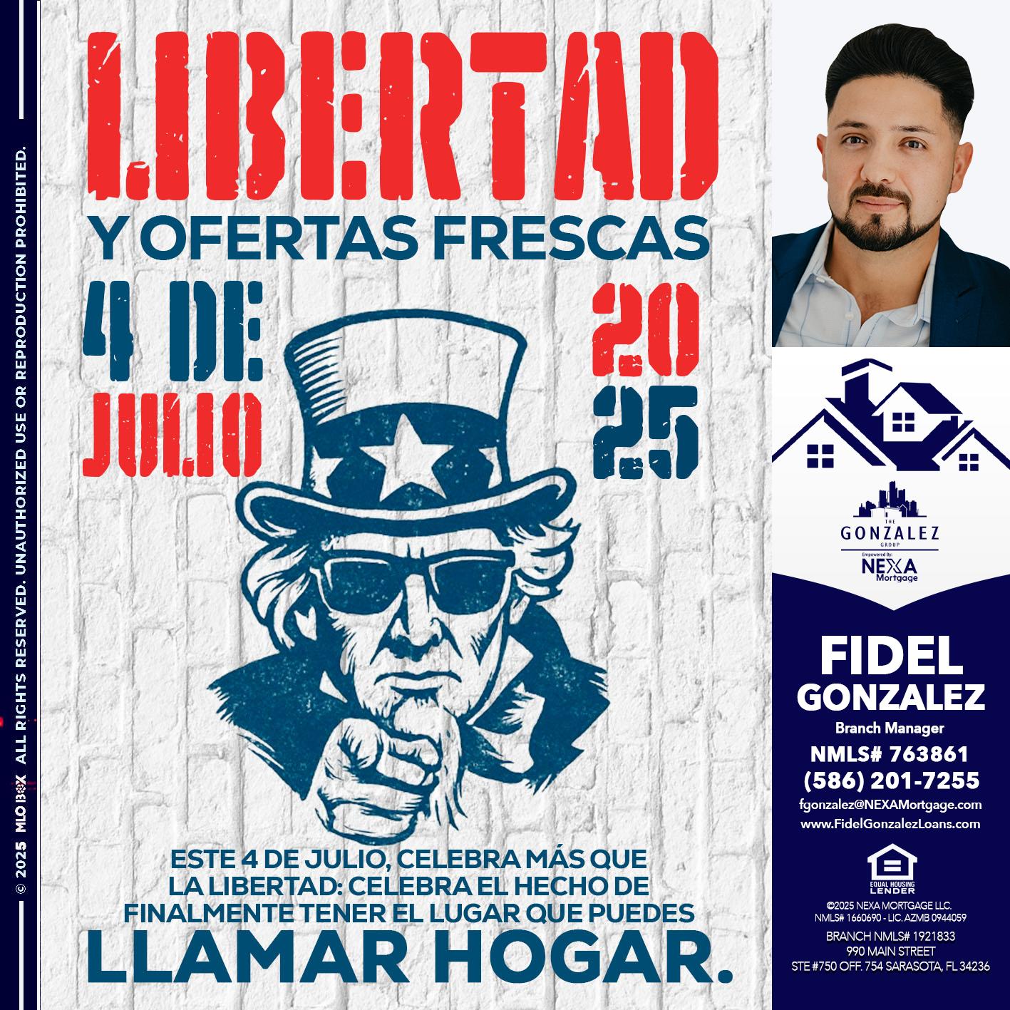 LIBERTAD - Fidel Gonzalez -Branch Manager