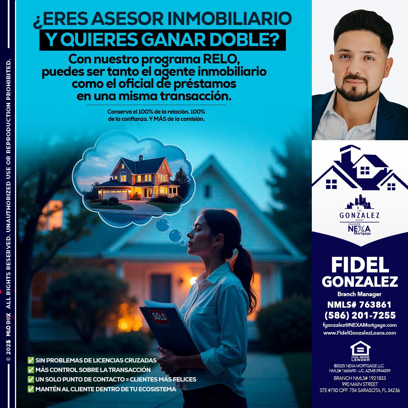 Eres un Agente Inmobiliario? - Fidel Gonzalez -Branch Manager