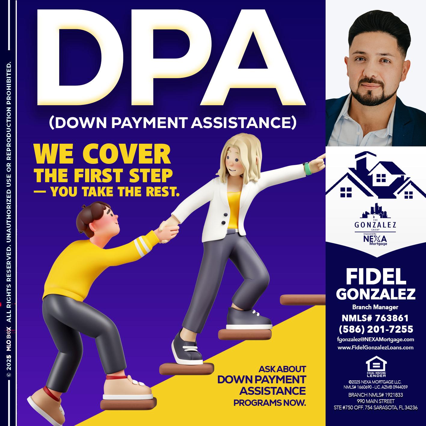 DPA LOANS - Fidel Gonzalez -Branch Manager