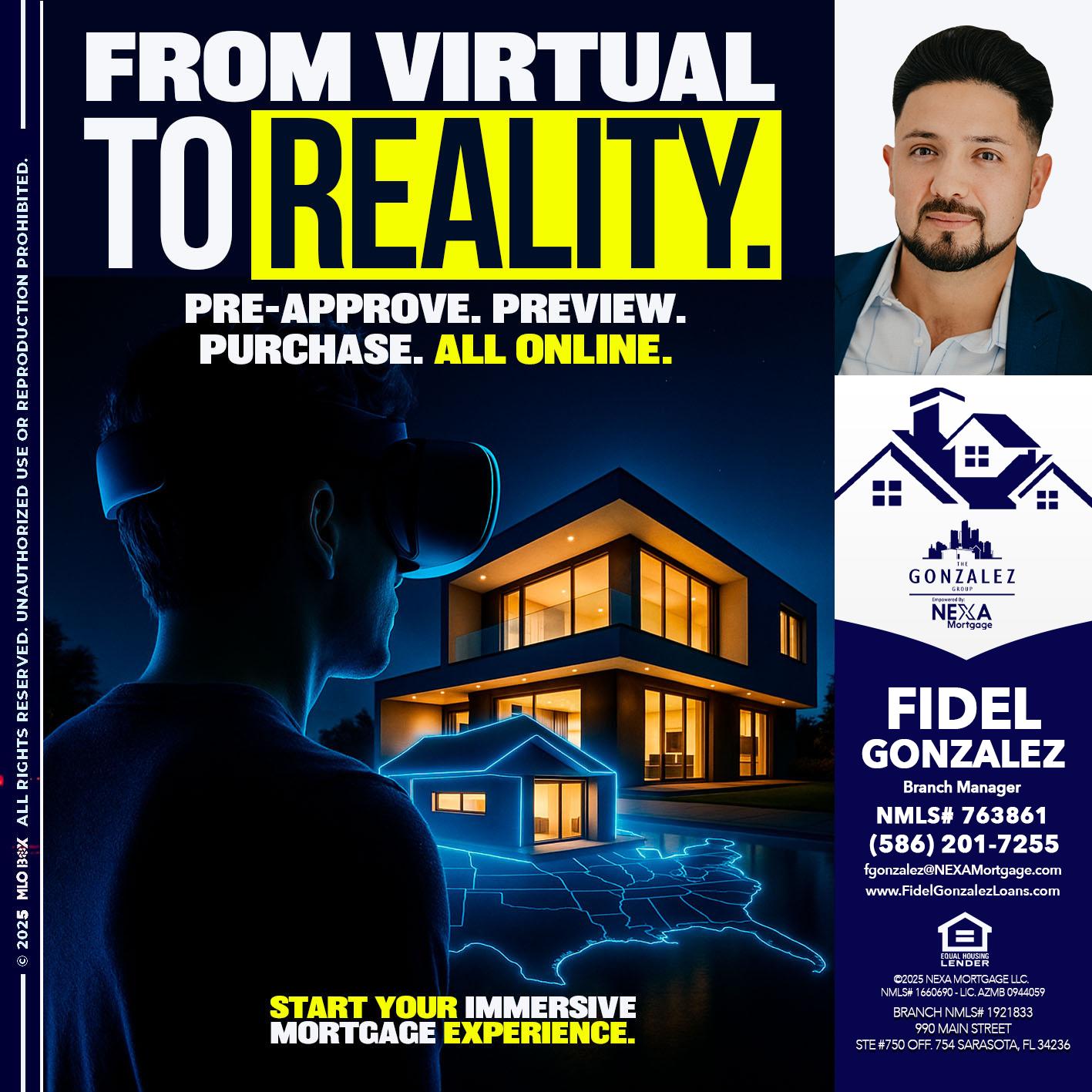 FROM VIRTUAL - Fidel Gonzalez -Branch Manager