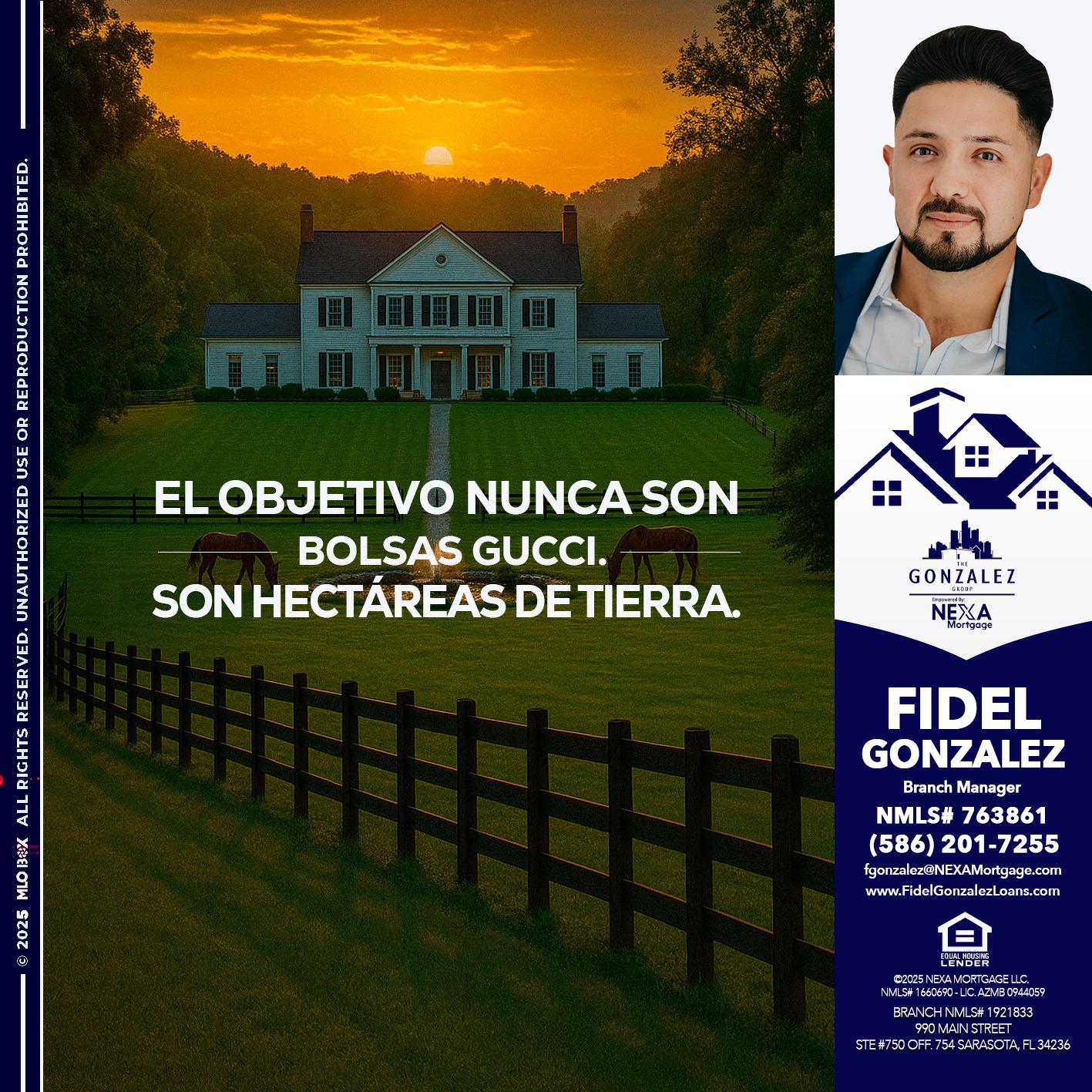 EL OBJETIVO NUNCA ES - Fidel Gonzalez -Branch Manager