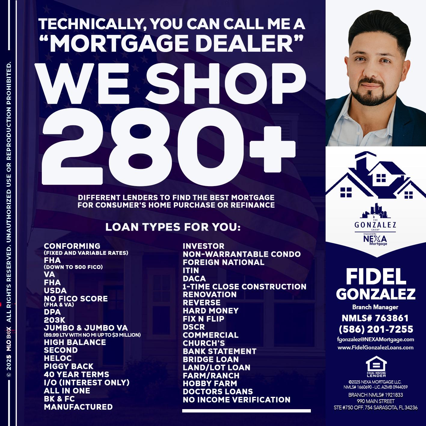 WE SHOP 280 + - Fidel Gonzalez -Branch Manager