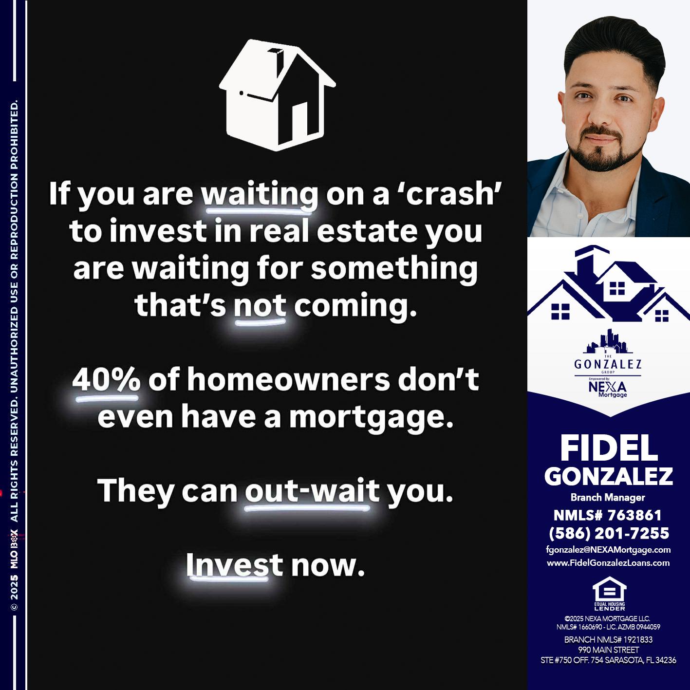 IF YOU ARE WAITING - Fidel Gonzalez -Branch Manager