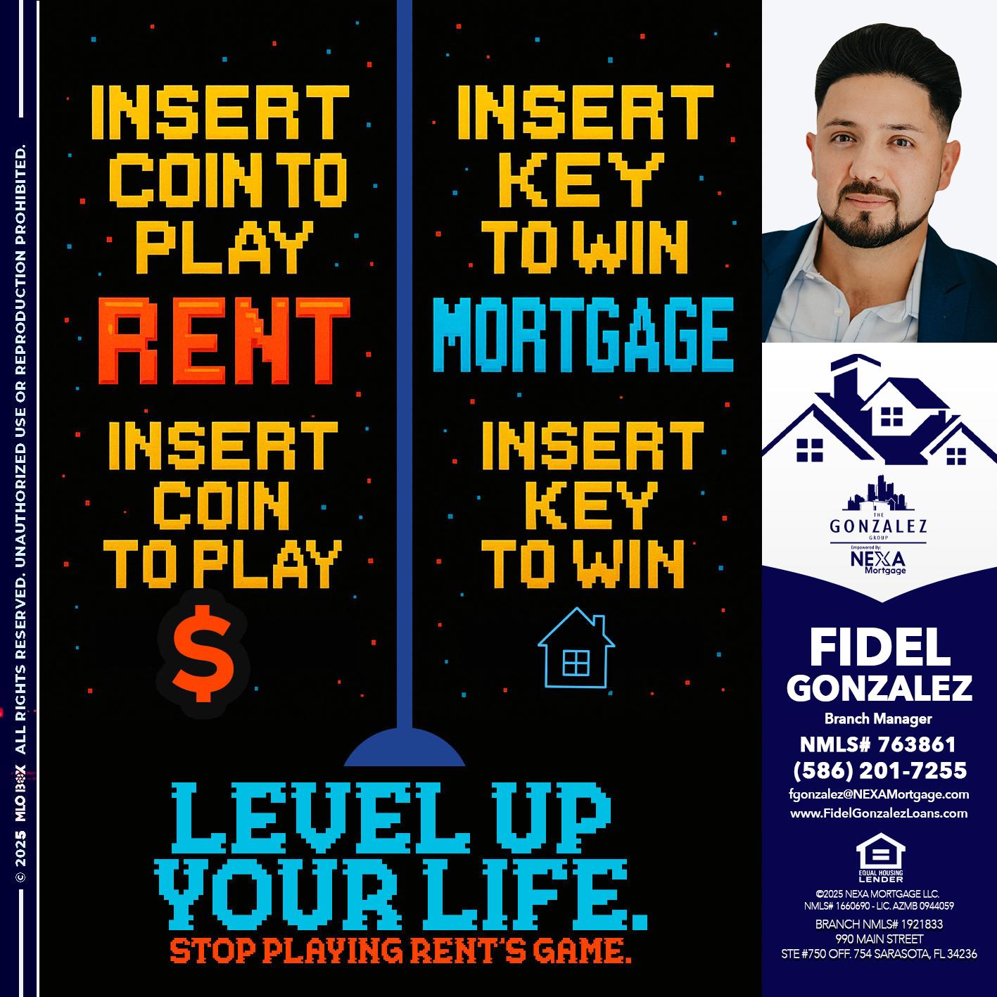 INSERT COIN - Fidel Gonzalez -Branch Manager