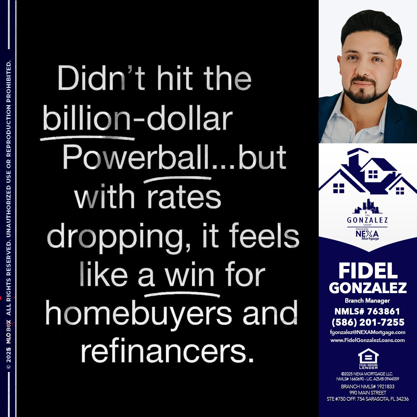 DIDNT HIT - Fidel Gonzalez -Branch Manager