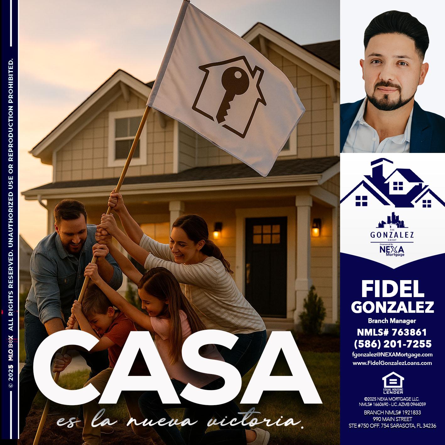 CASA ES LA NUEVA VICTORIA - Fidel Gonzalez -Branch Manager