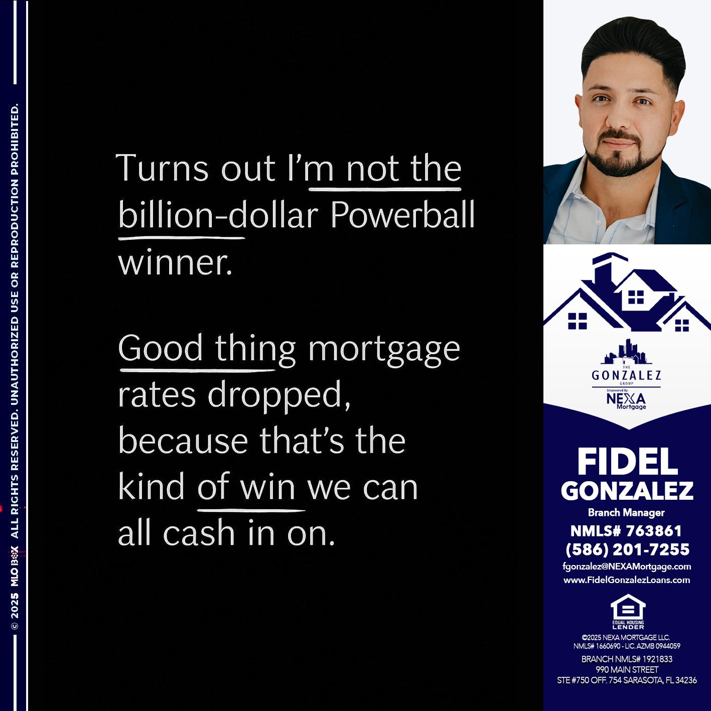 TURNS OUT - Fidel Gonzalez -Branch Manager