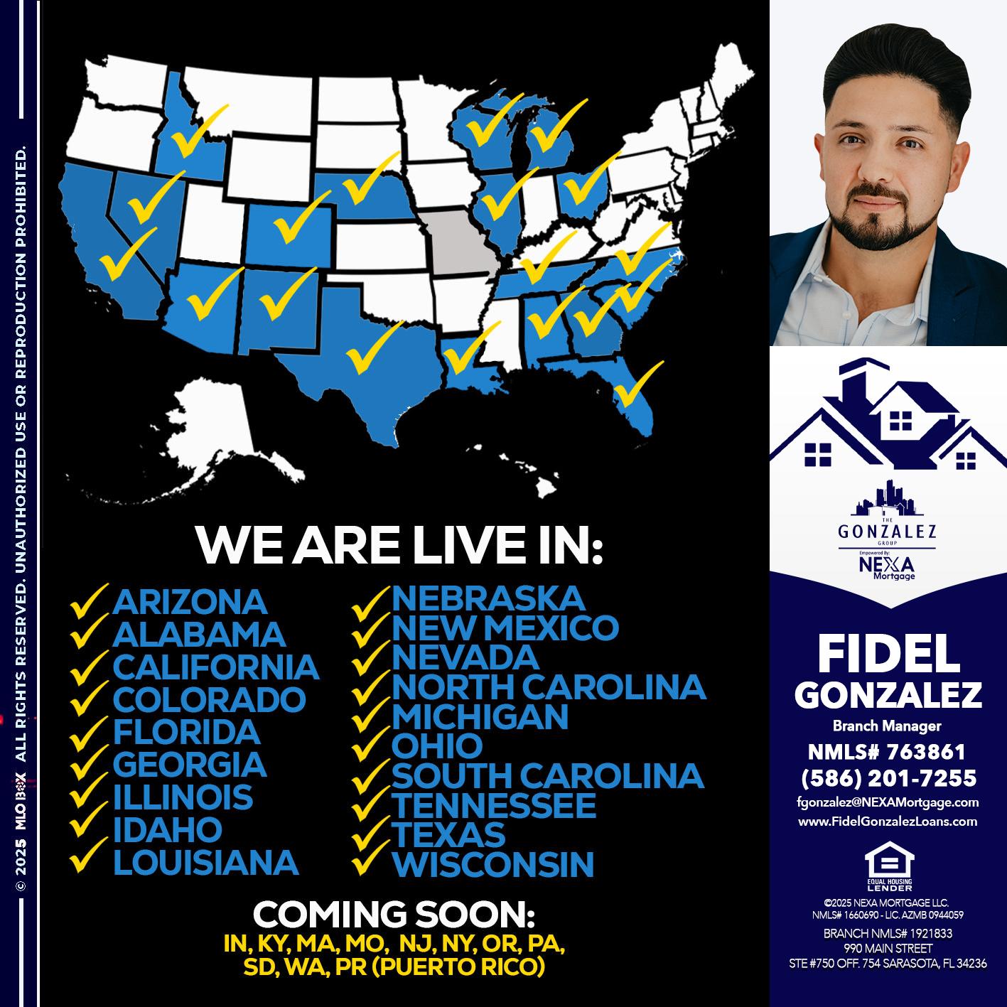 New Mexico live - Fidel Gonzalez -Branch Manager