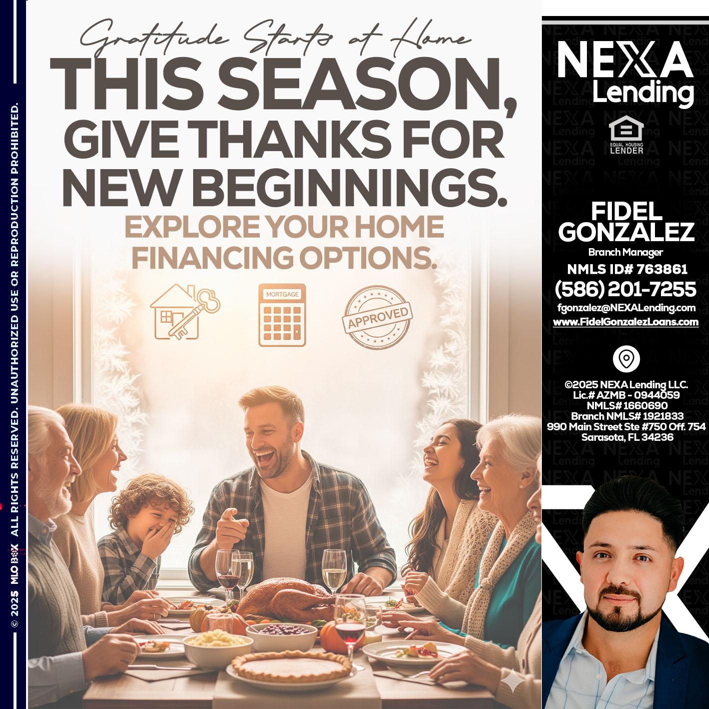 THIS SEASON - Fidel Gonzalez -Branch Manager