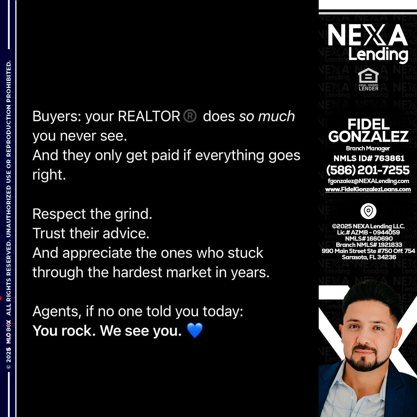 BUYERS - Fidel Gonzalez -Branch Manager