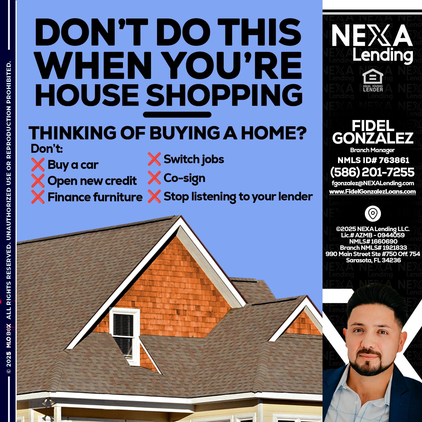 DONT DO THIS - Fidel Gonzalez -Branch Manager