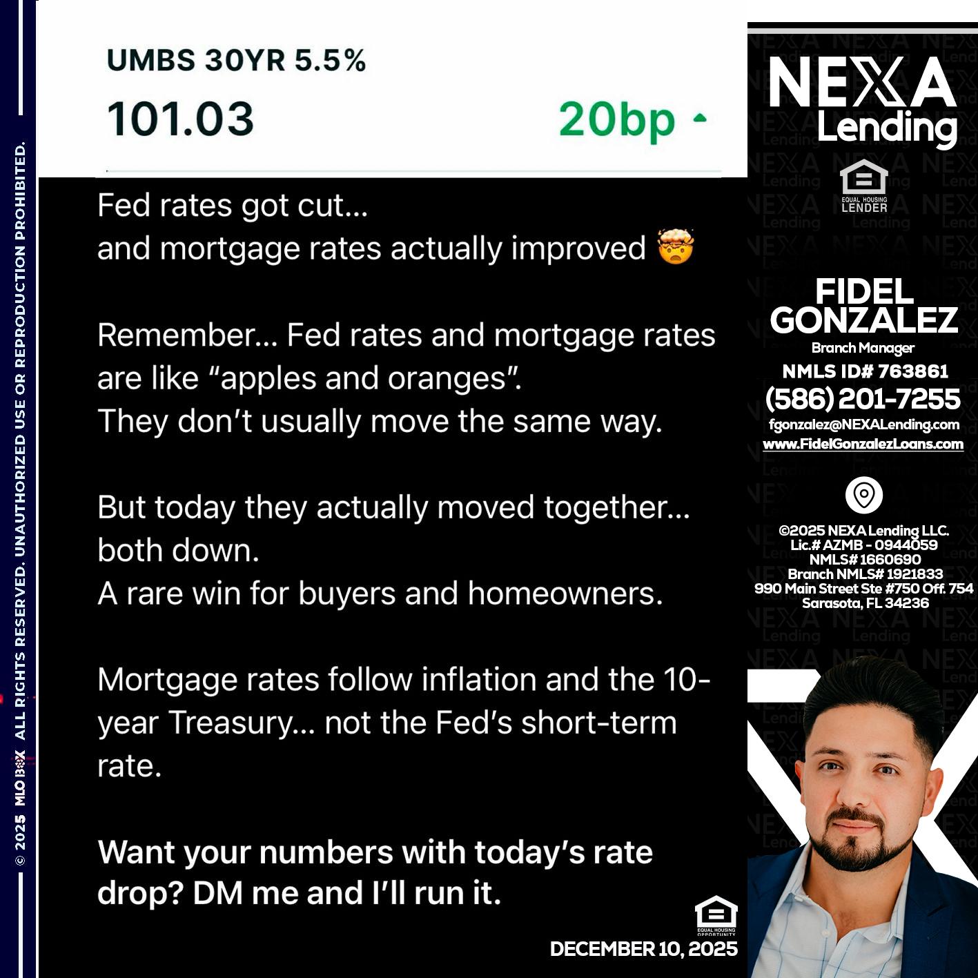 101.03 - Fidel Gonzalez -Branch Manager