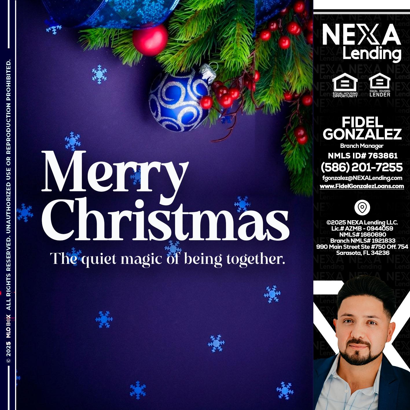 merry christmas - Fidel Gonzalez -Branch Manager