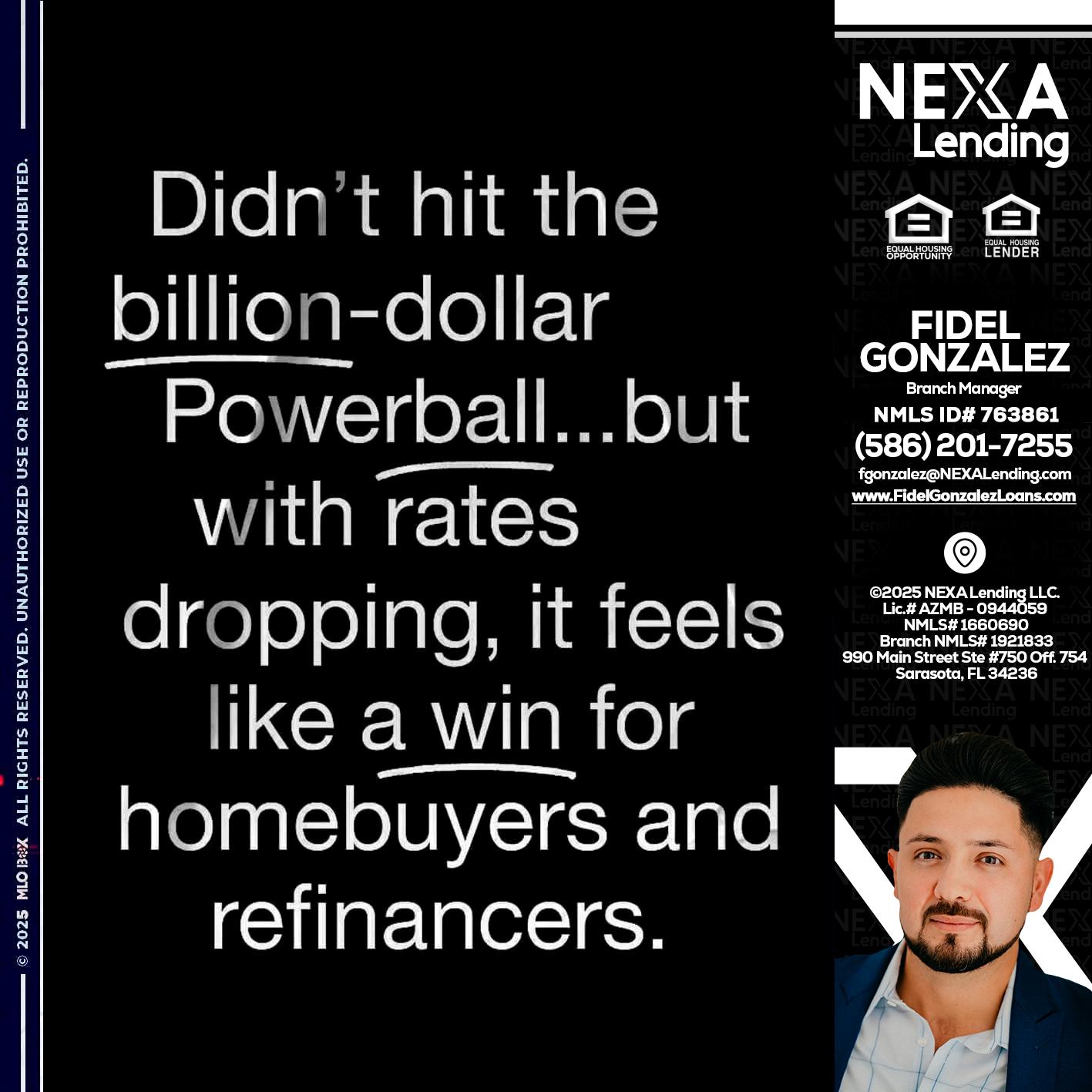 DIDNT HIT - Fidel Gonzalez -Branch Manager