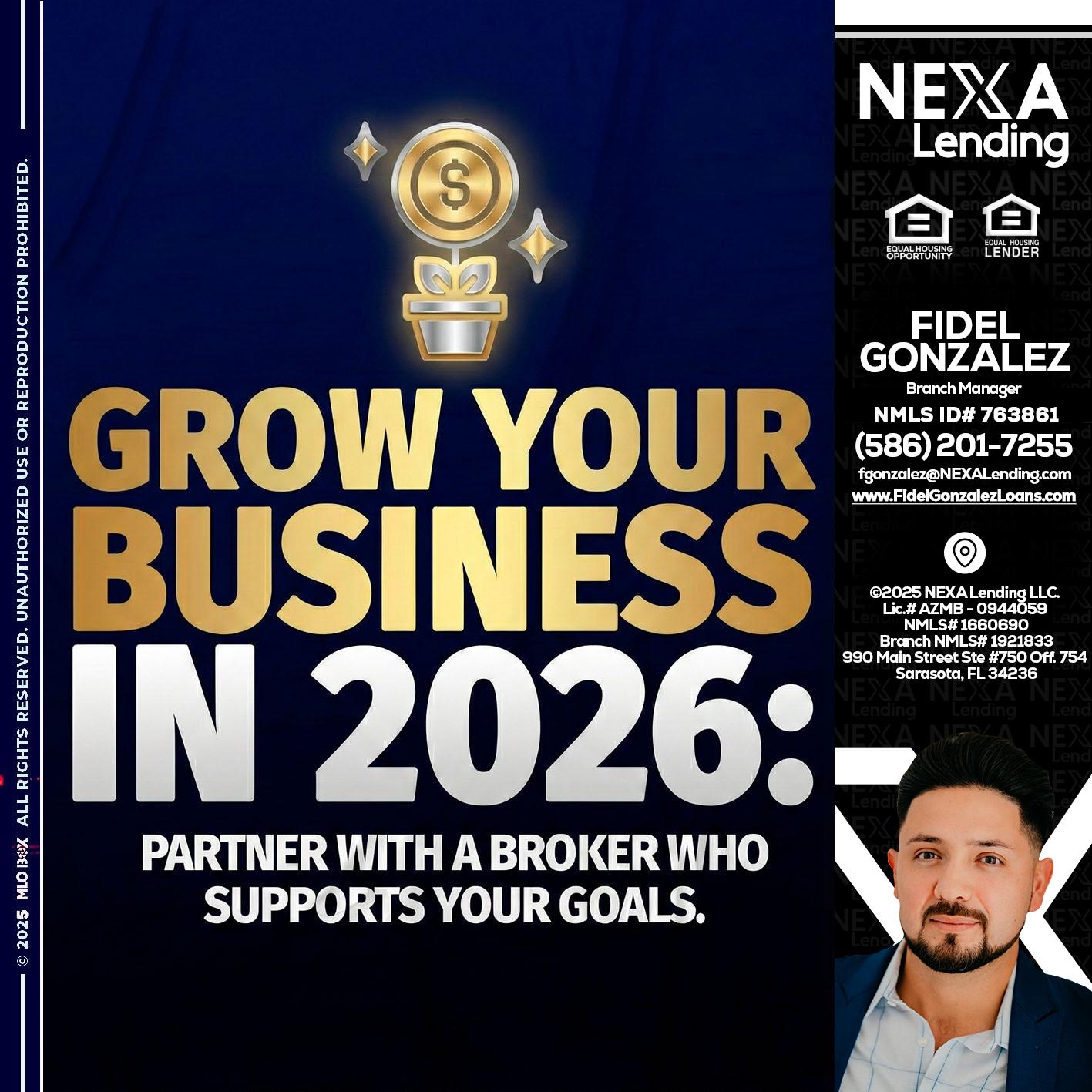 GROW YOUR BUSINESS - Fidel Gonzalez -Branch Manager