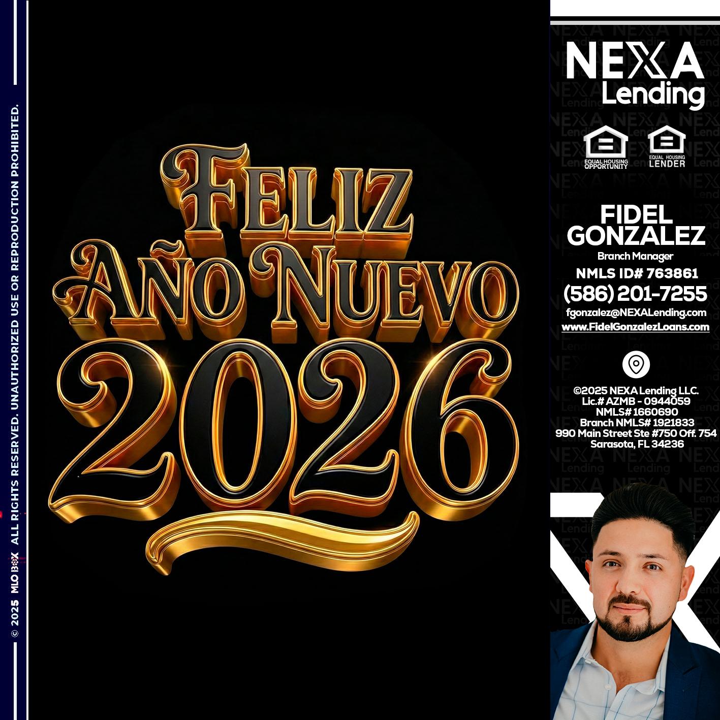 FELIZ año nuevo - Fidel Gonzalez -Branch Manager