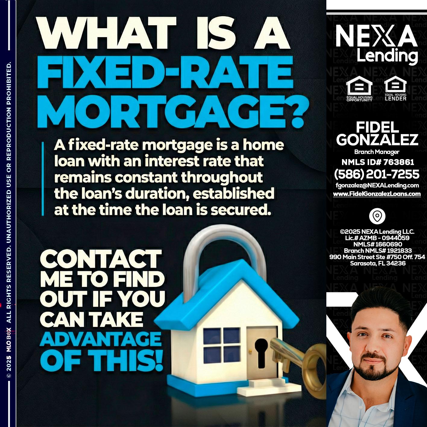 WHAT IS  A FIXED - Fidel Gonzalez -Branch Manager