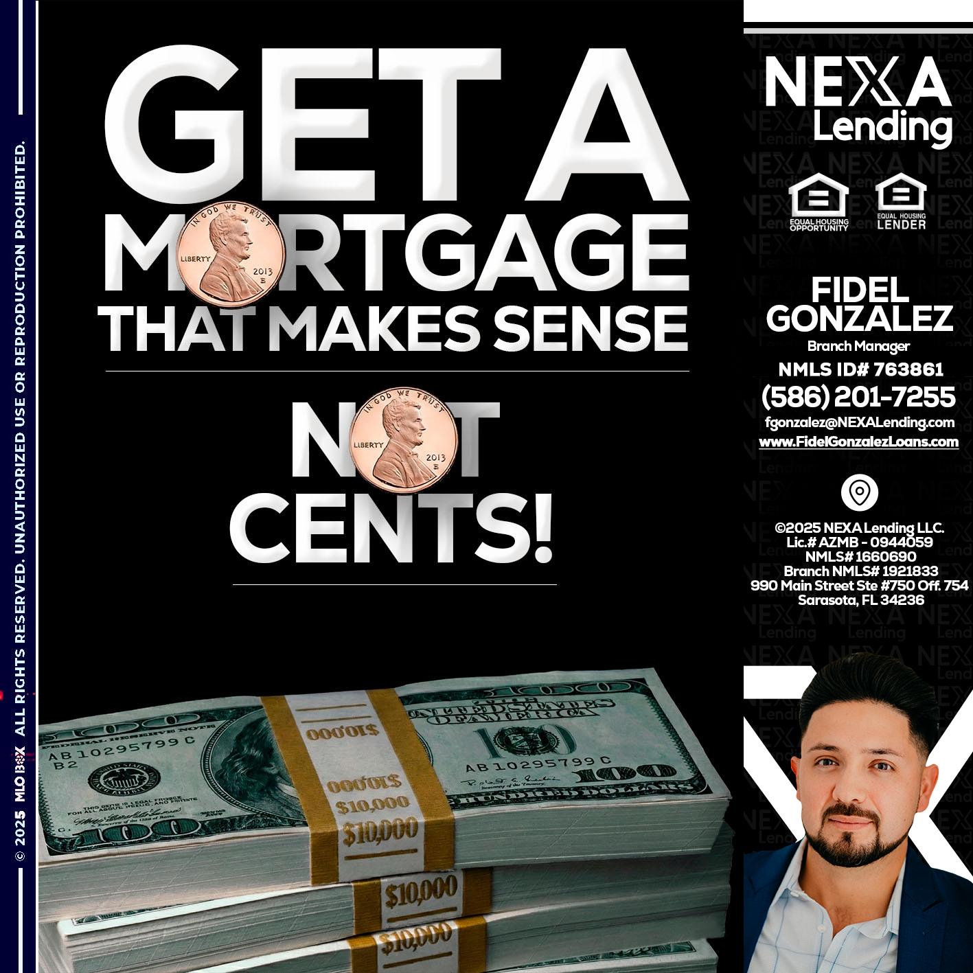 get a mortgage - Fidel Gonzalez -Branch Manager