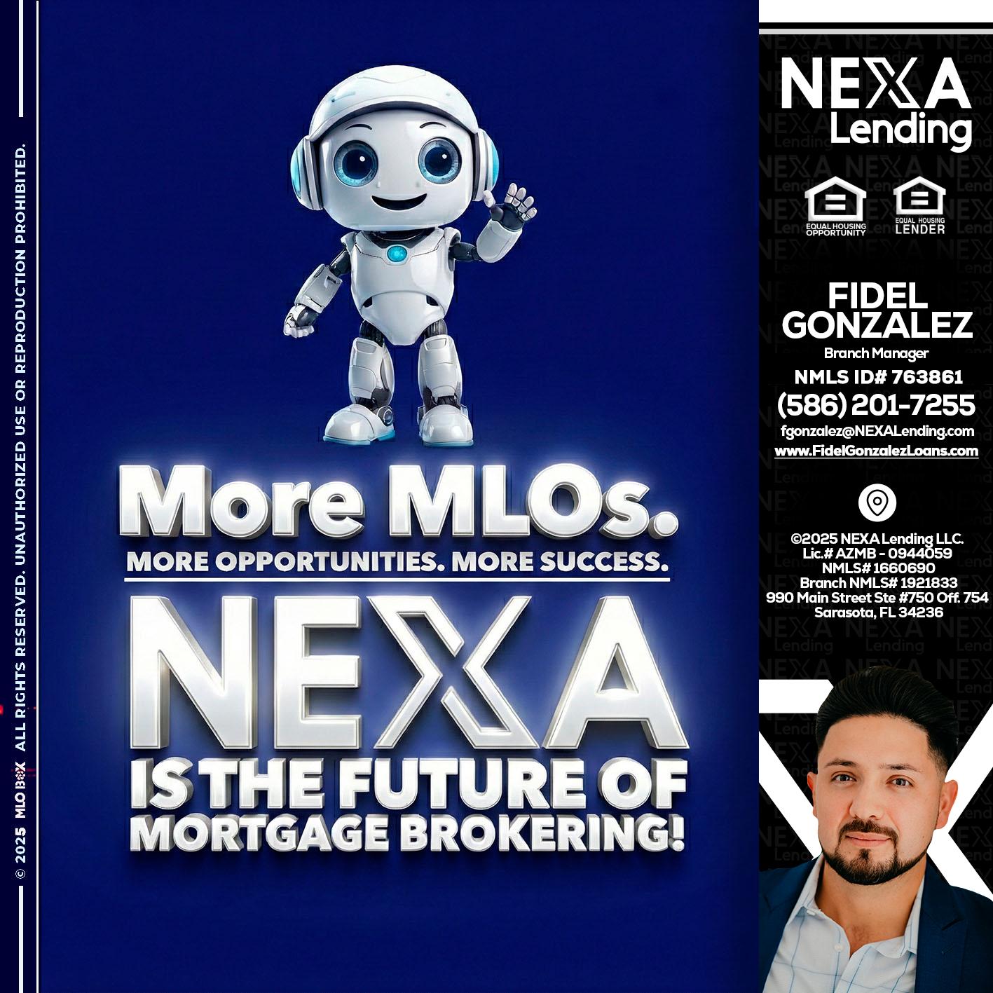 MORE MLOs - Fidel Gonzalez -Branch Manager