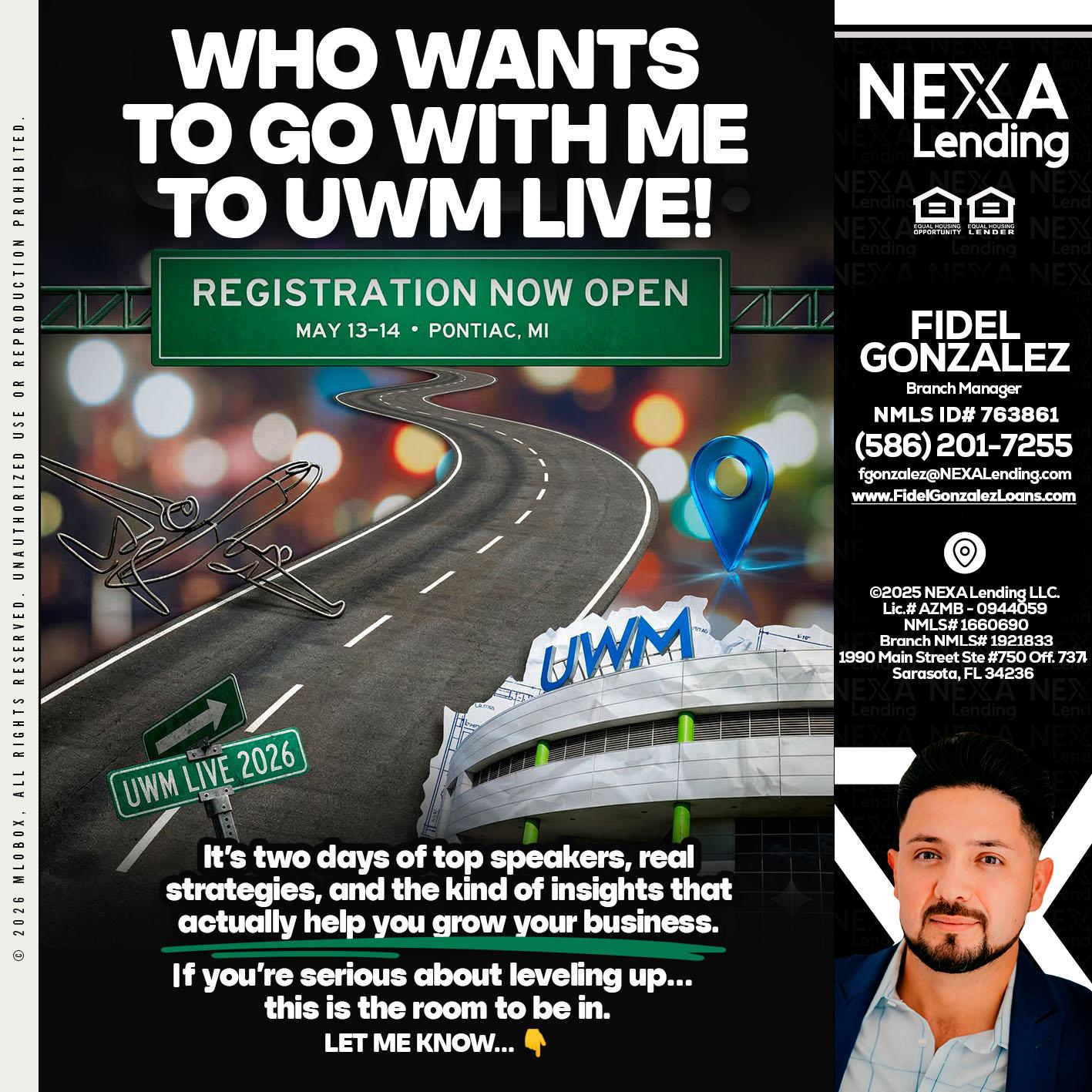 WHO WANTS - Fidel Gonzalez -Branch Manager