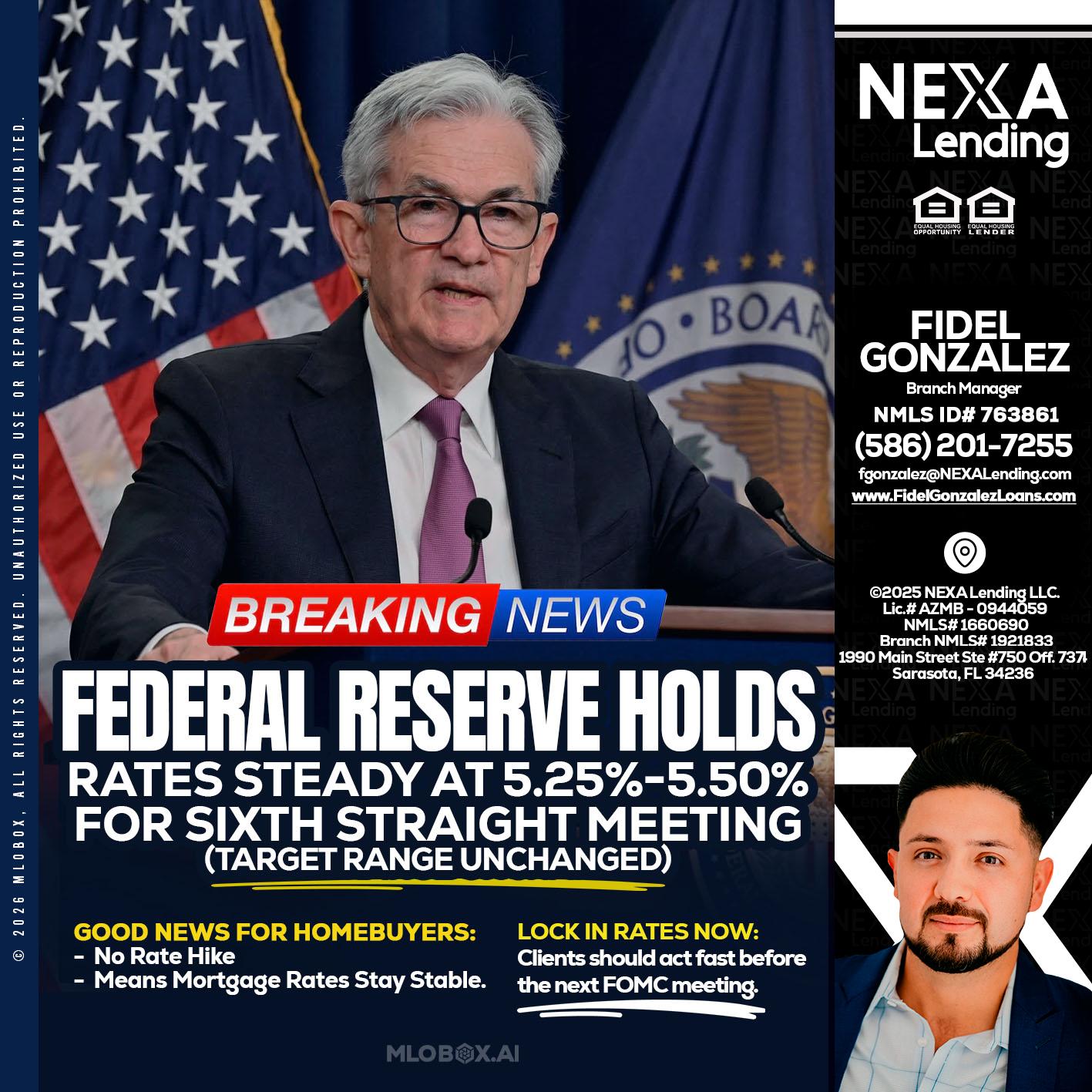 federal reserve - Fidel Gonzalez -Branch Manager