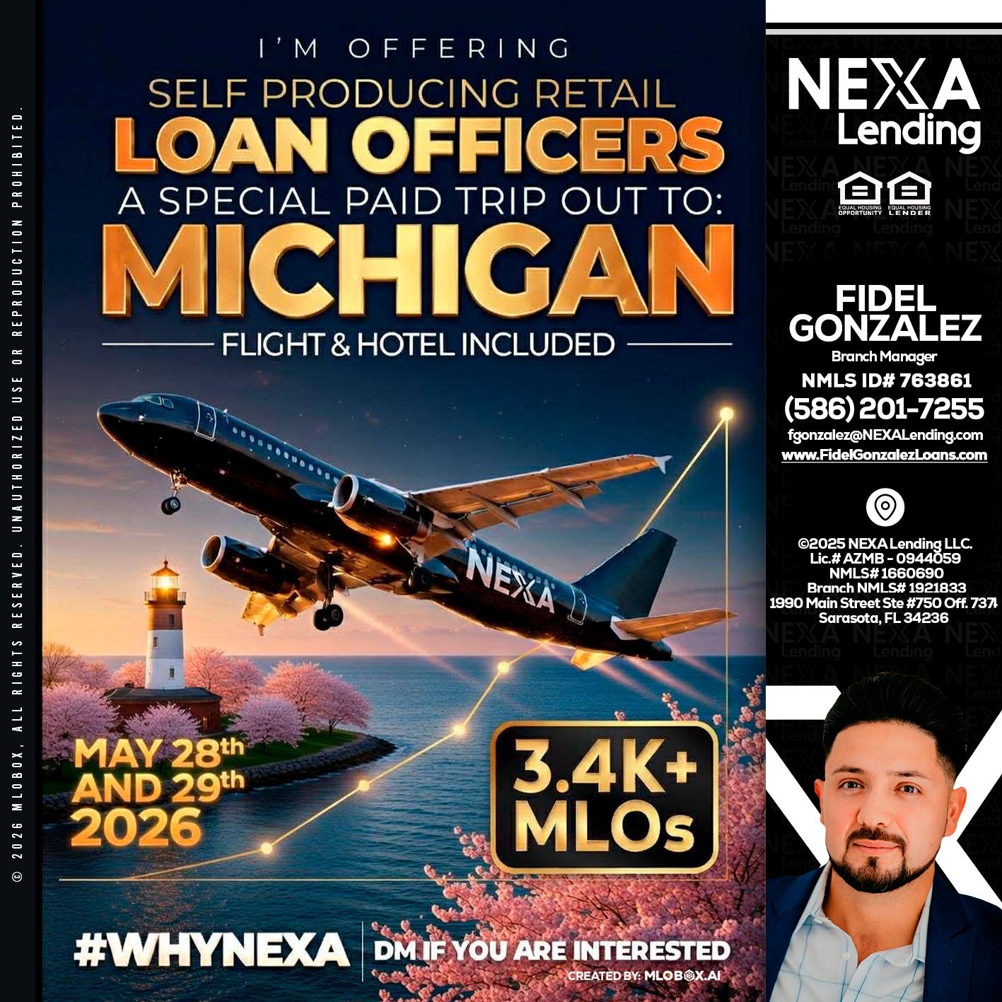 MICHIGAN TRIP - Fidel Gonzalez -Branch Manager