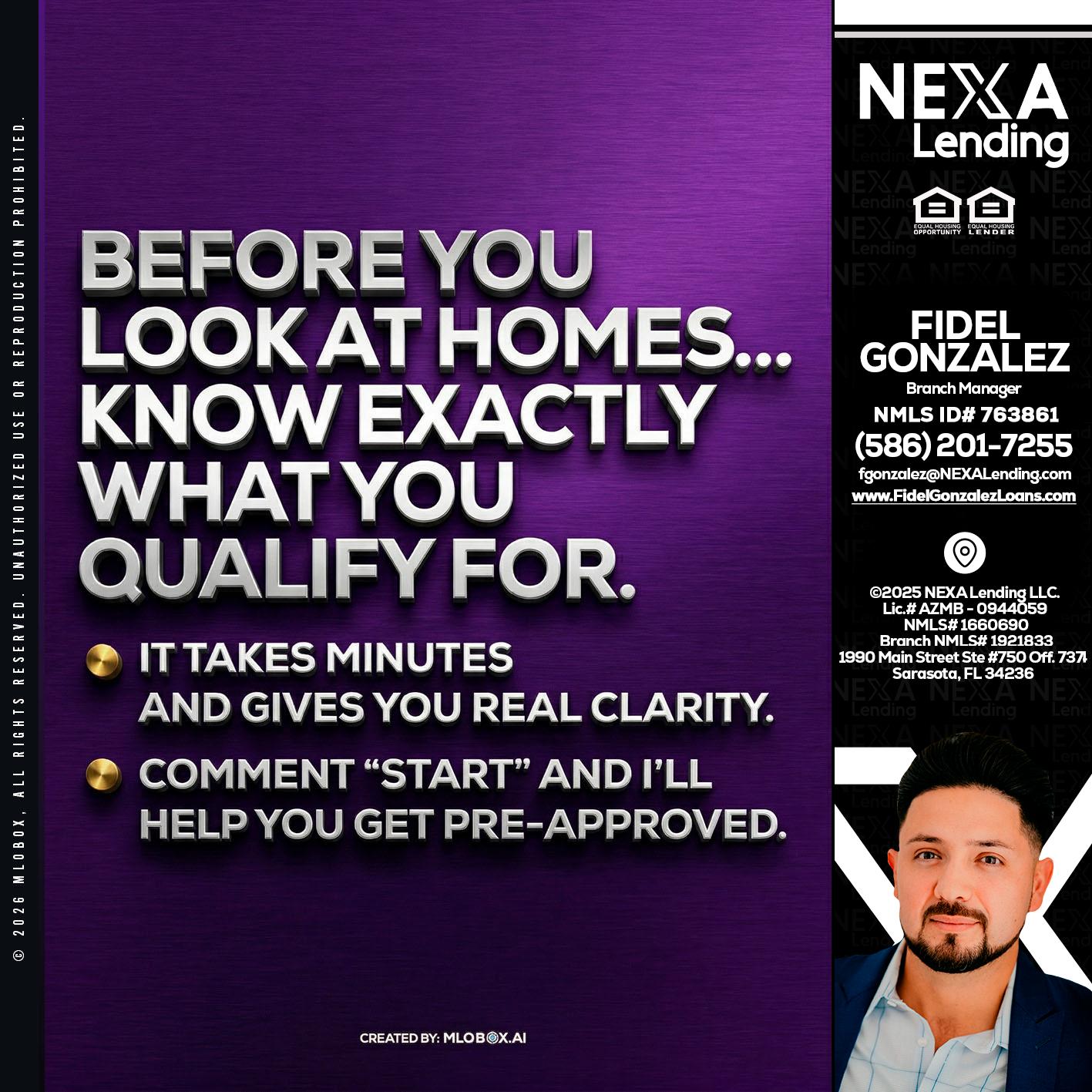 BEFORE YOU - Fidel Gonzalez -Branch Manager