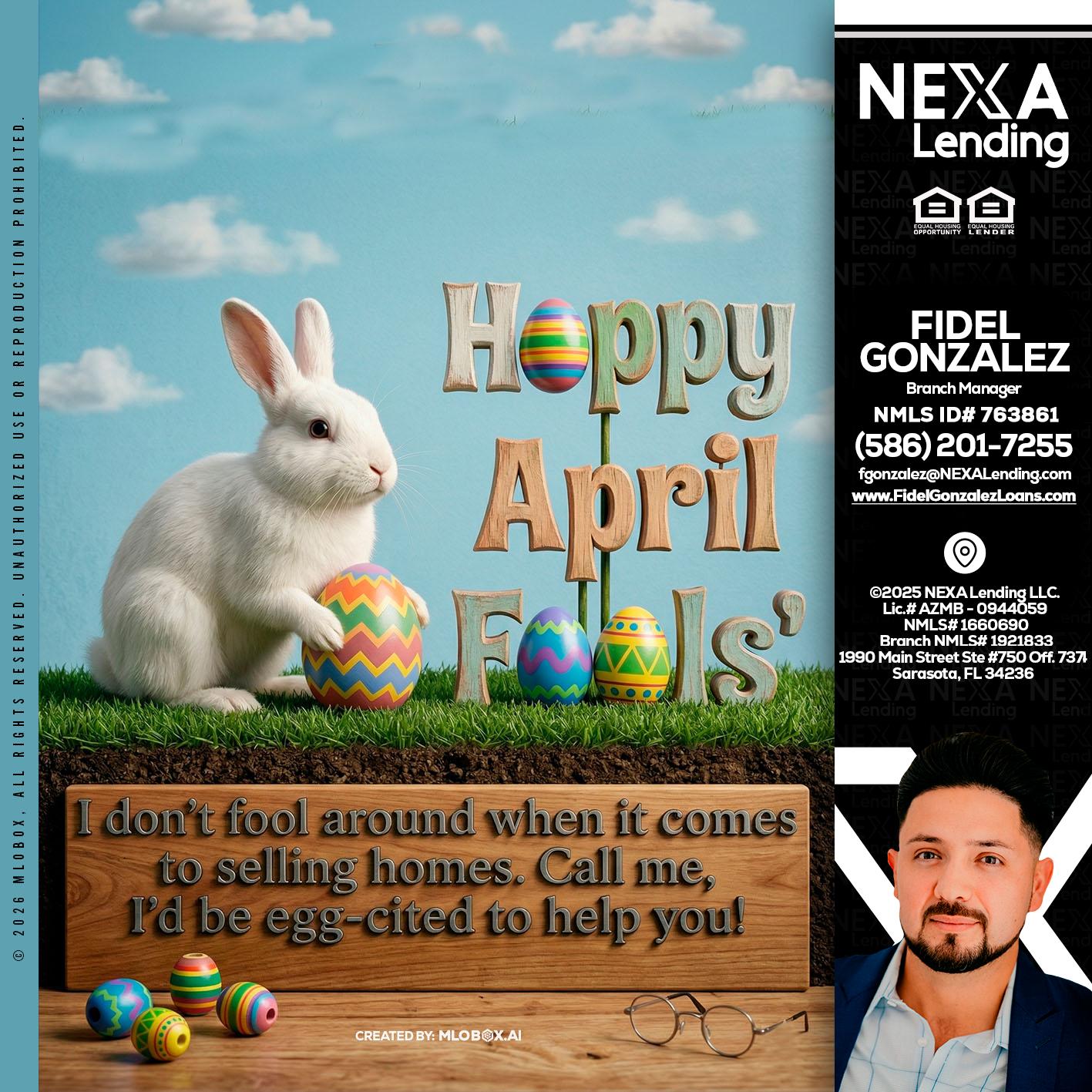 happy april fools - Fidel Gonzalez -Branch Manager