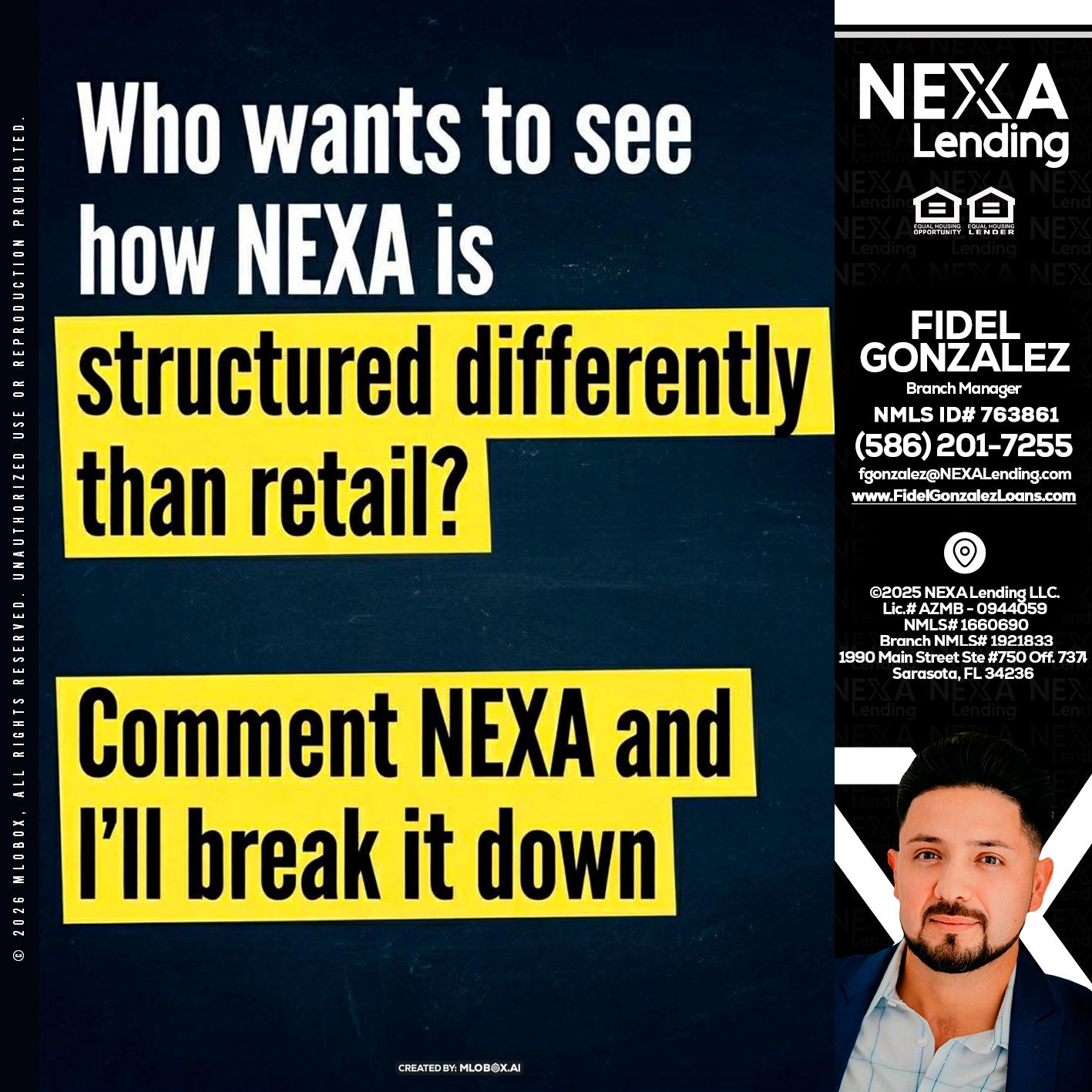 who want to see - Fidel Gonzalez -Branch Manager