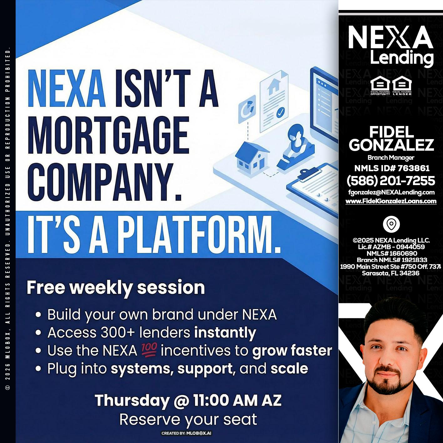 NEXA ISNT - Fidel Gonzalez -Branch Manager