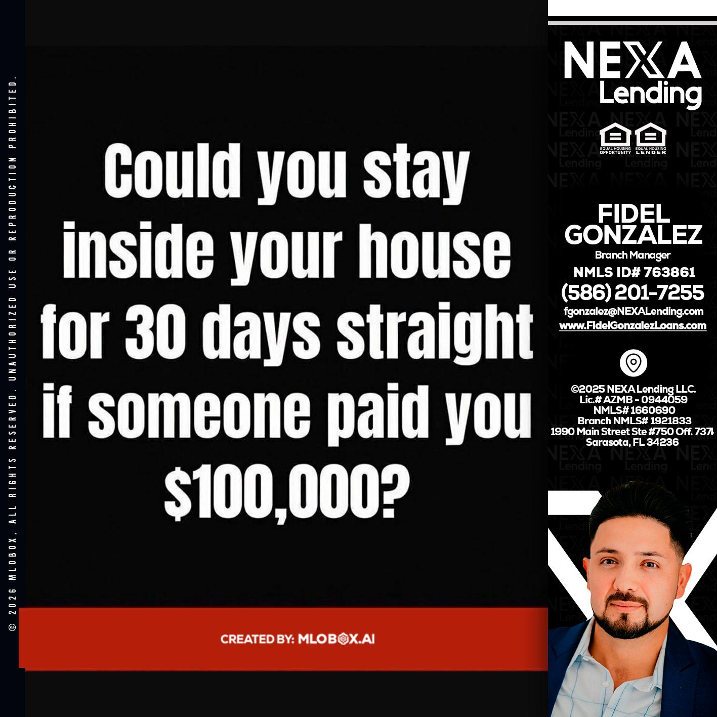 COULD YOU STAY - Fidel Gonzalez -Branch Manager