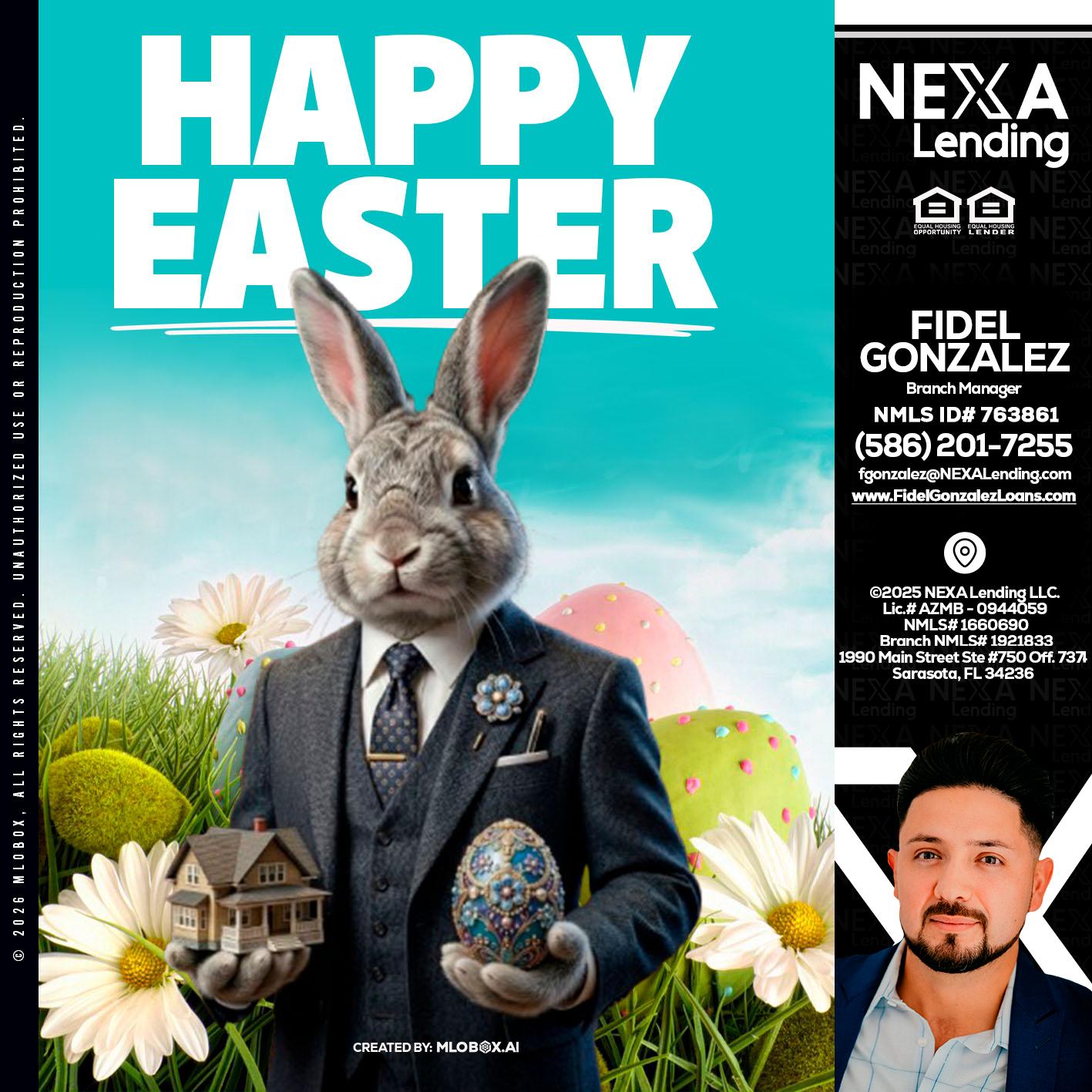 HAPPY EASTER - Fidel Gonzalez -Branch Manager