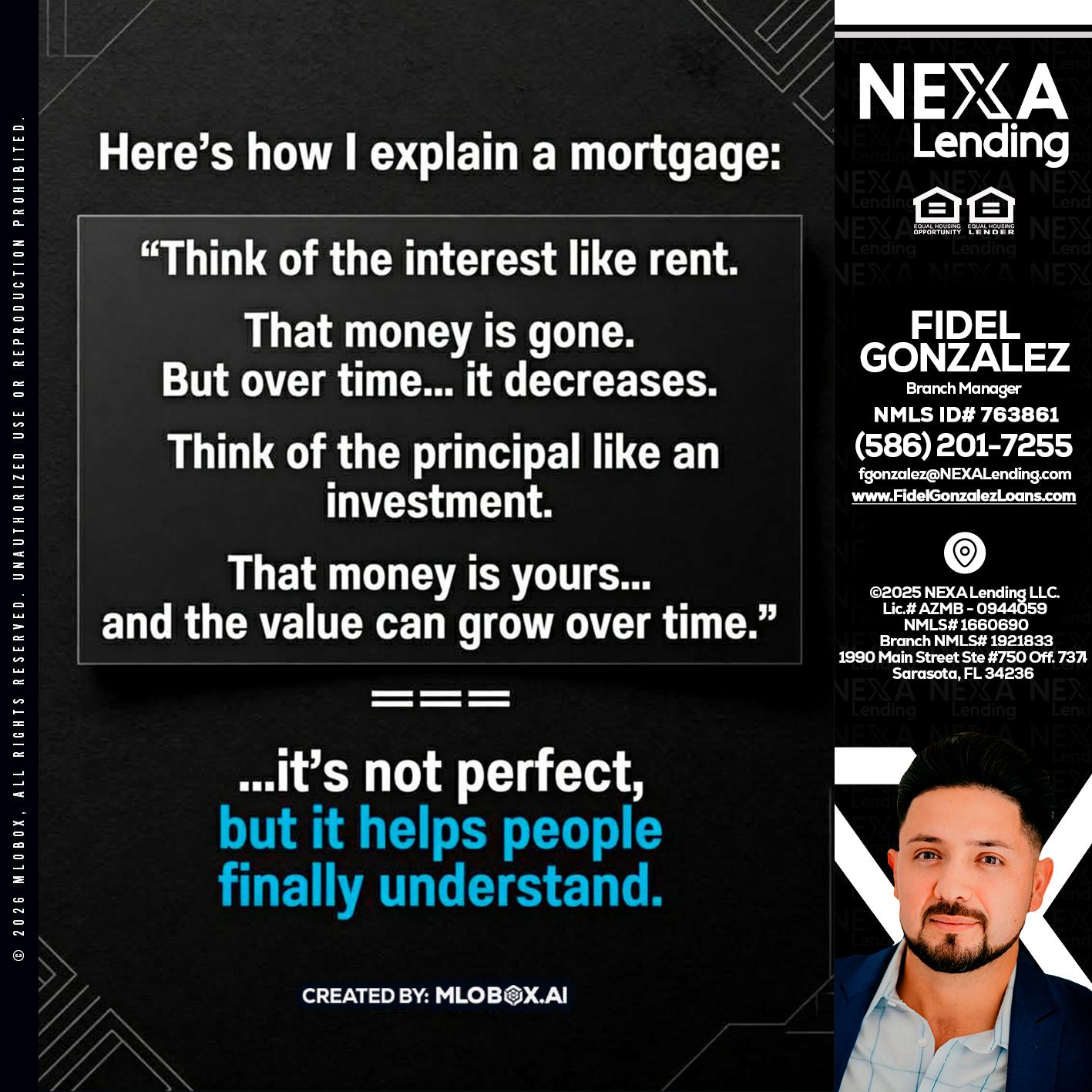 HERES NOW - Fidel Gonzalez -Branch Manager