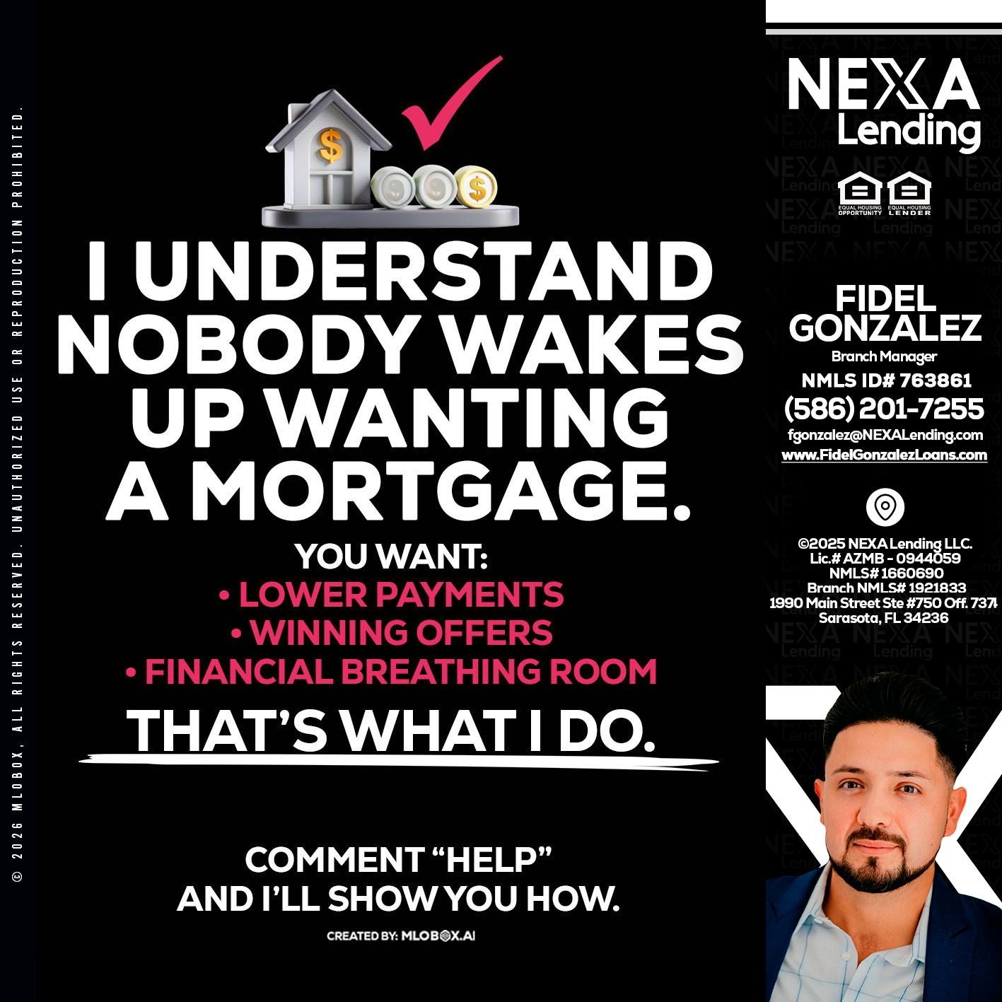 I UNDERSTAND - Fidel Gonzalez -Branch Manager