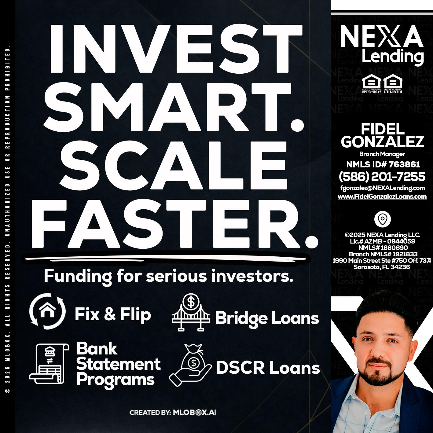 INVEST SMART - Fidel Gonzalez -Branch Manager