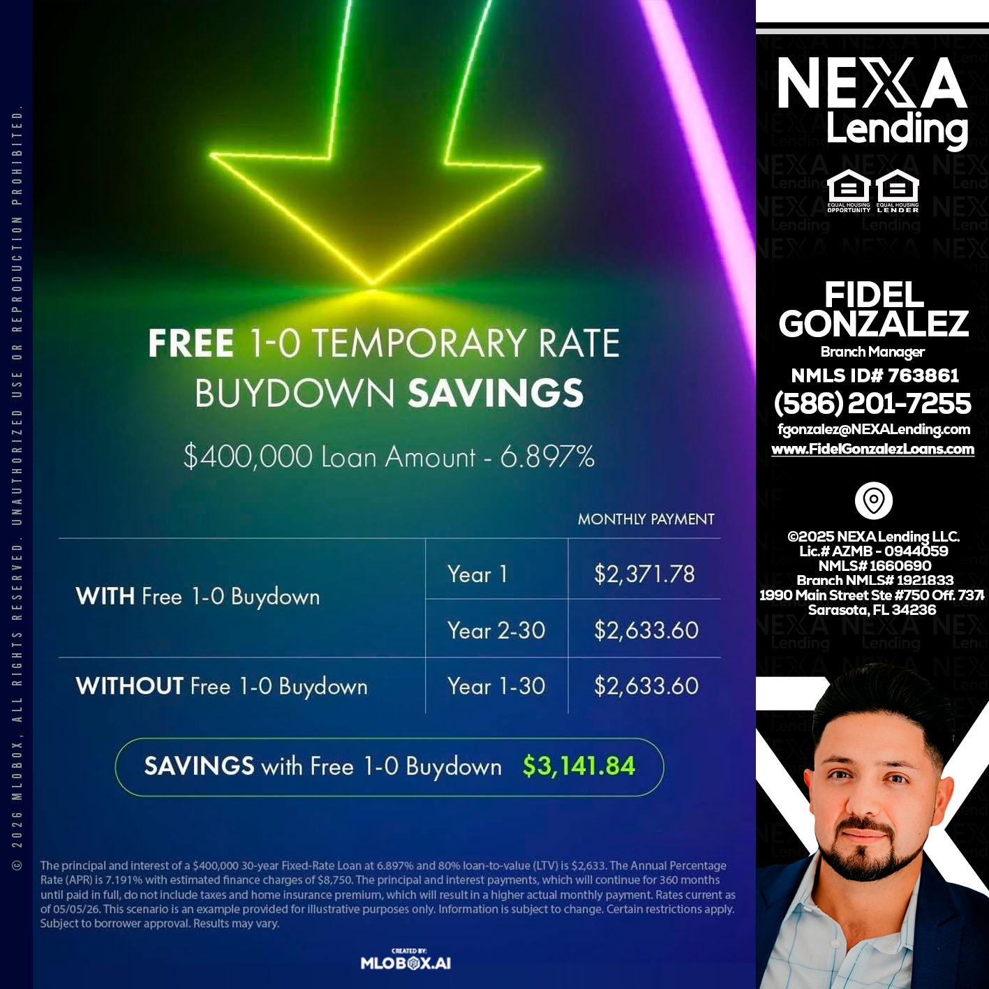 BUYDOWN - Fidel Gonzalez -Branch Manager