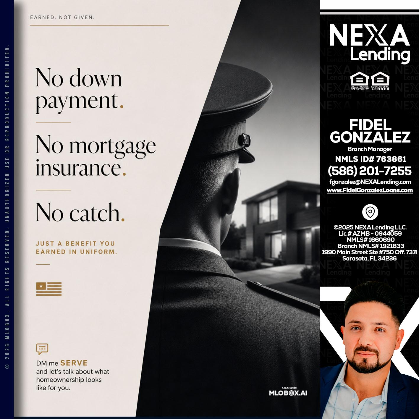 NO DOWN PAYMENT - Fidel Gonzalez -Branch Manager