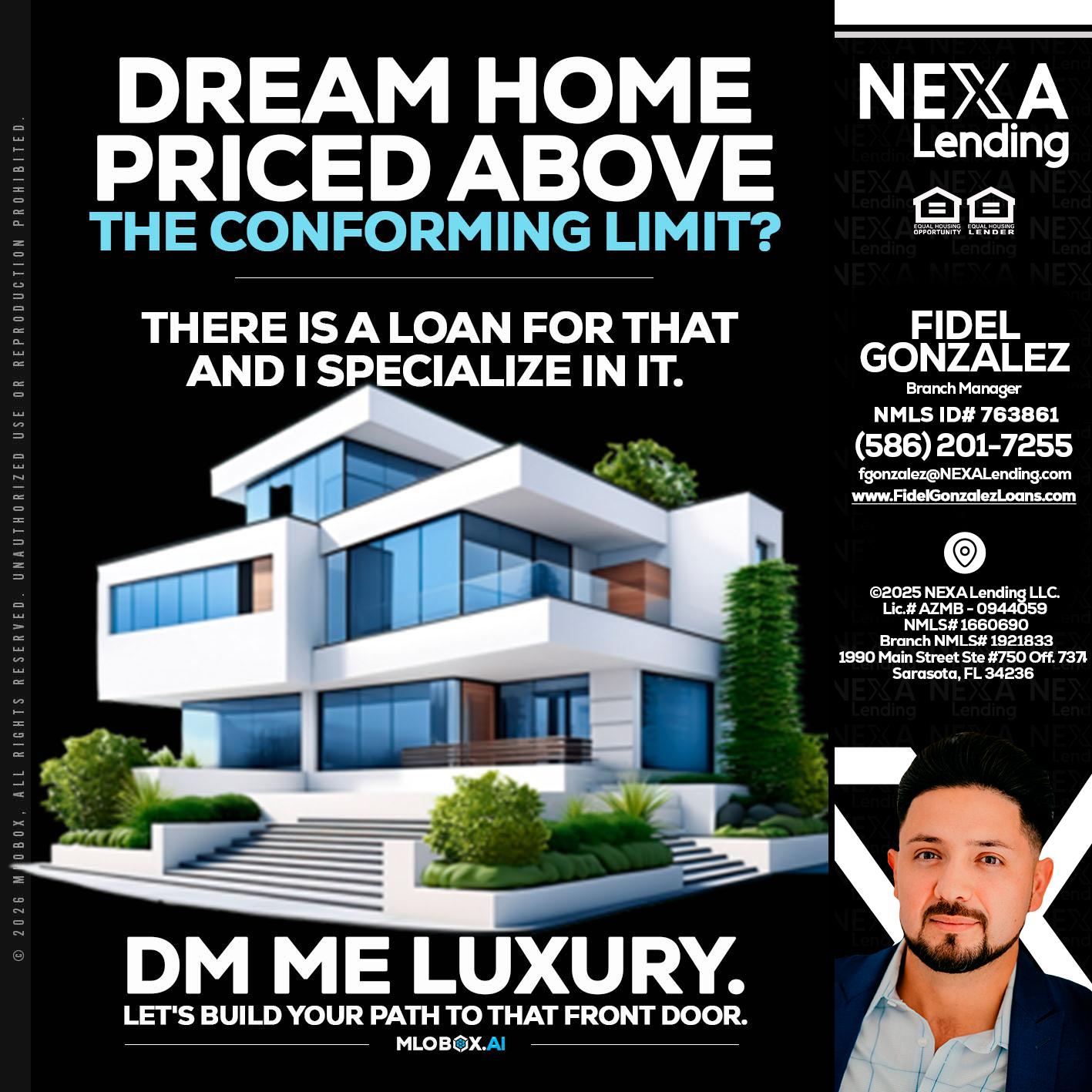 DREAM HOME - Fidel Gonzalez -Branch Manager