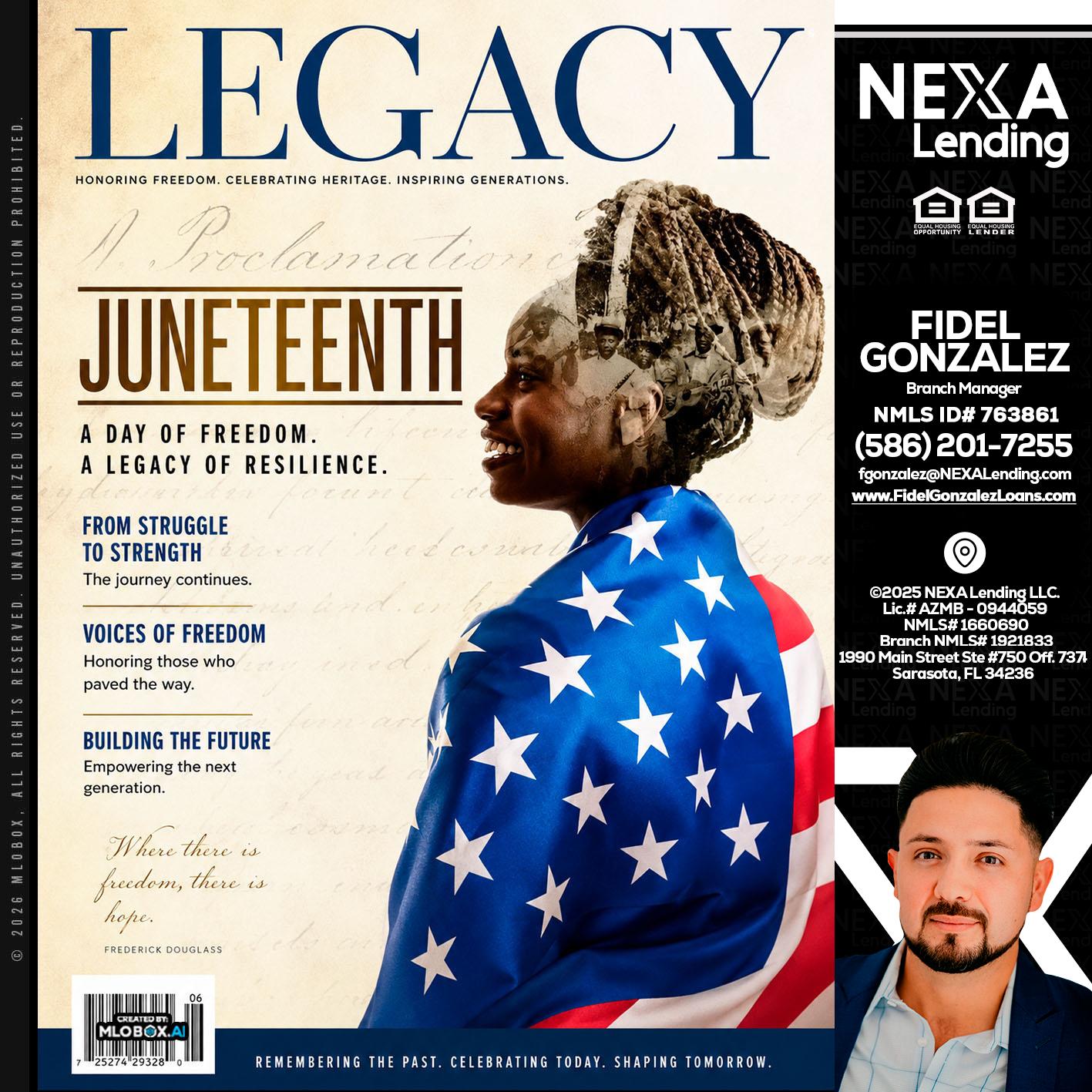 LEGACY - Fidel Gonzalez -Branch Manager