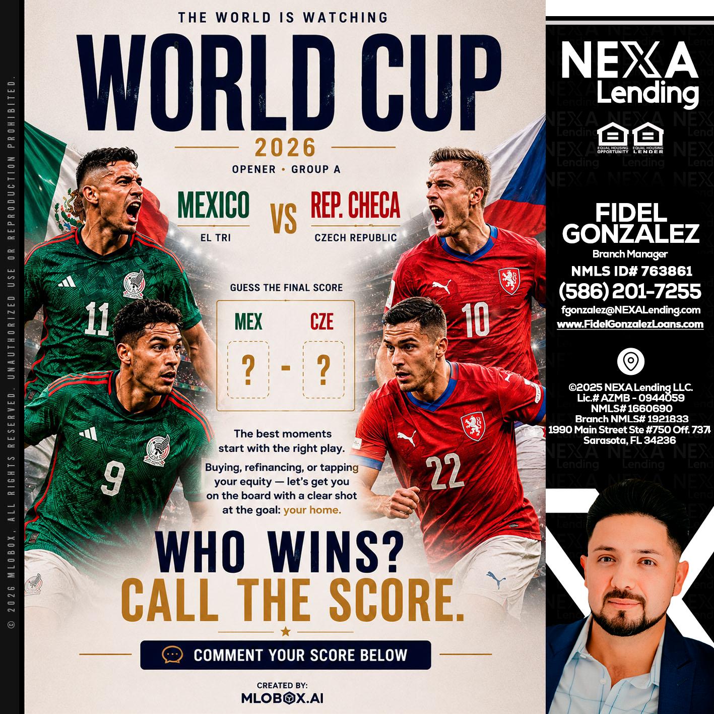 WORLD CUP 2026 - Fidel Gonzalez -Branch Manager