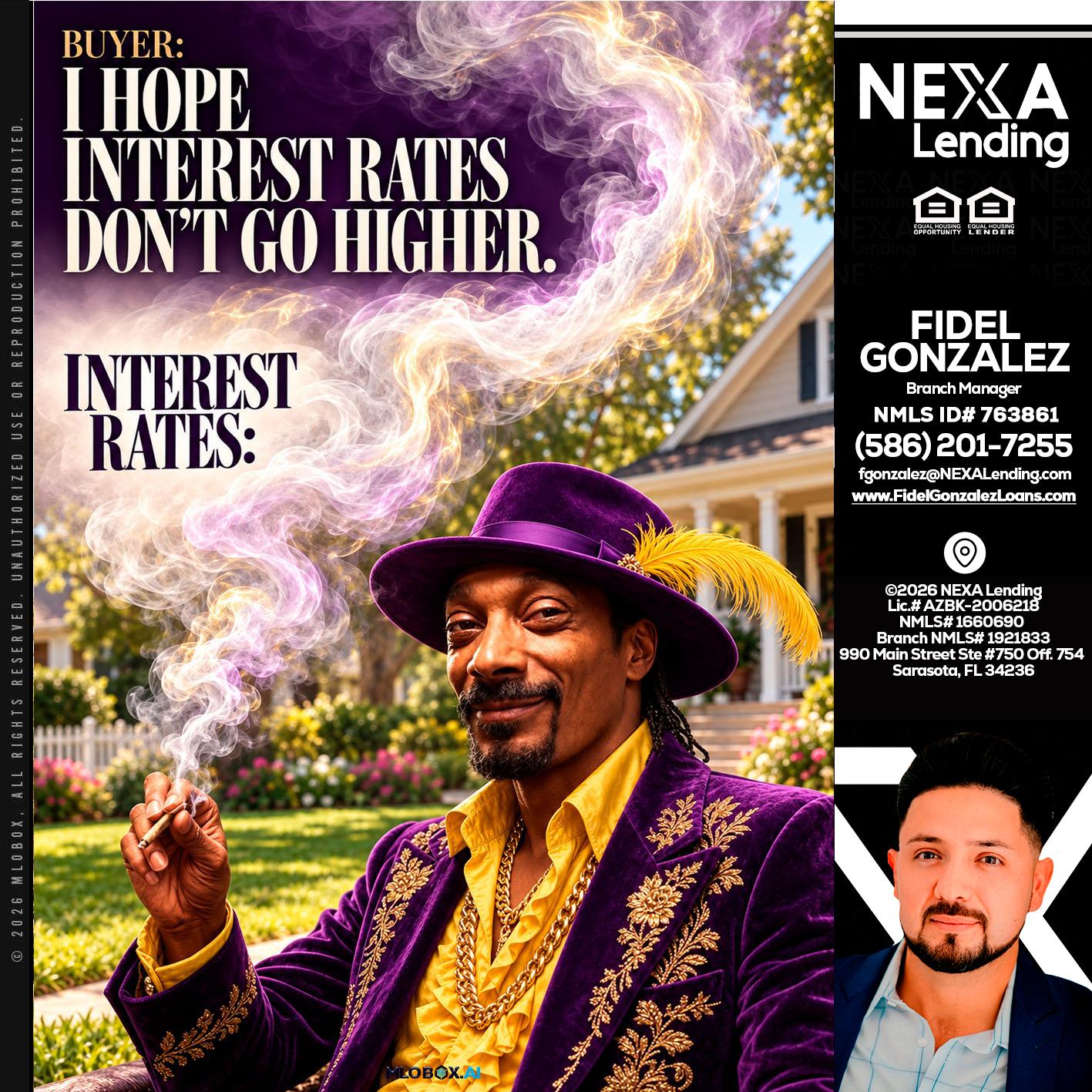 I HOPE RATES - Fidel Gonzalez -Branch Manager