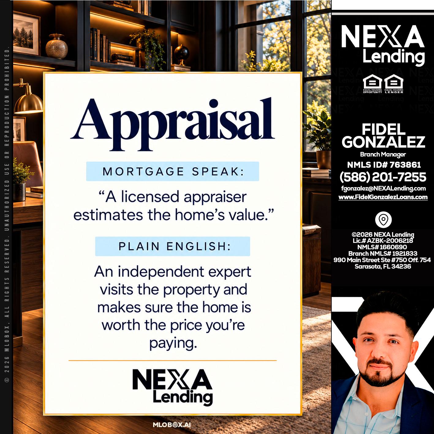 appraisal - Fidel Gonzalez -Branch Manager